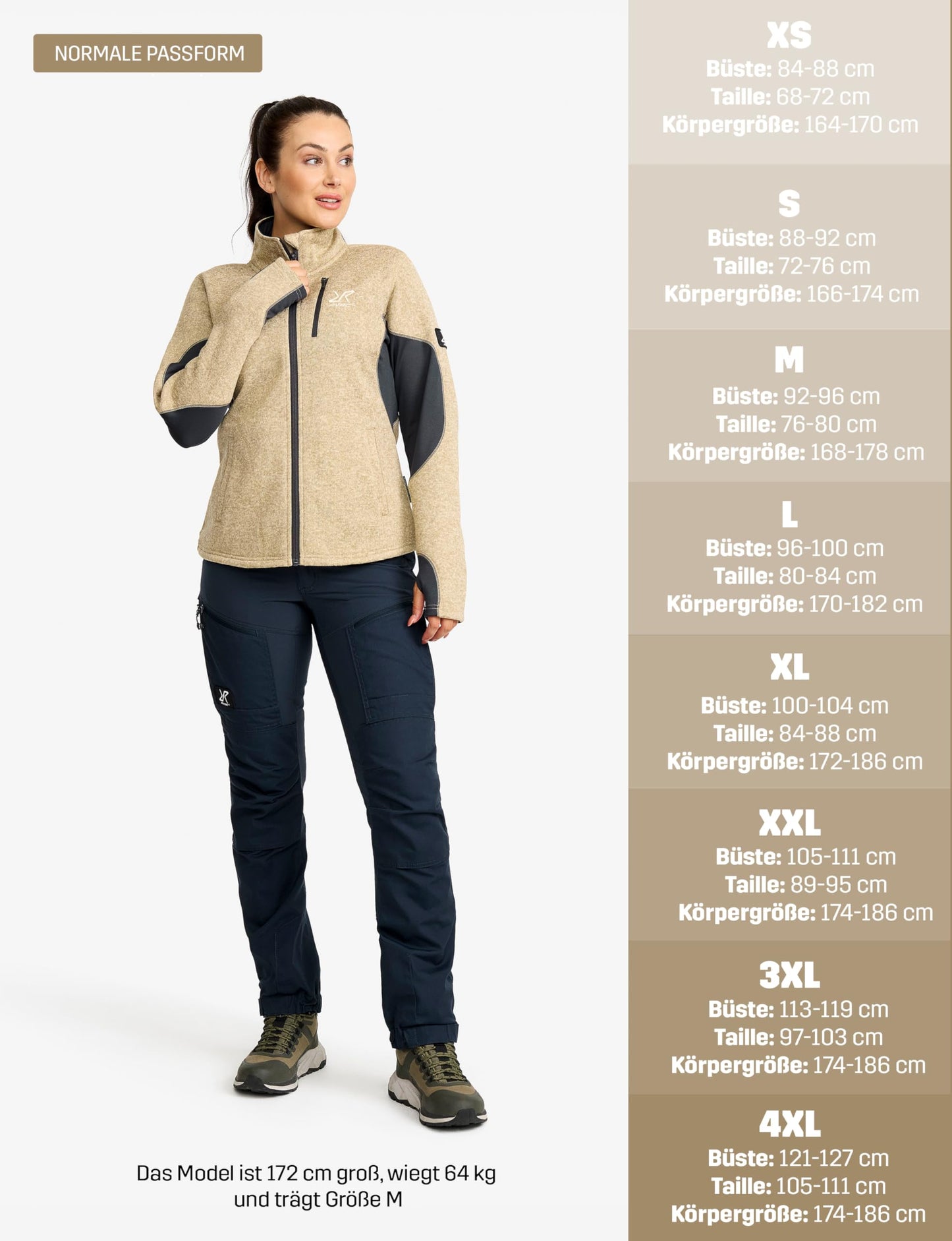 RevolutionRace Women’s Fusion Fleece – Lightweight Outdoor Jacket