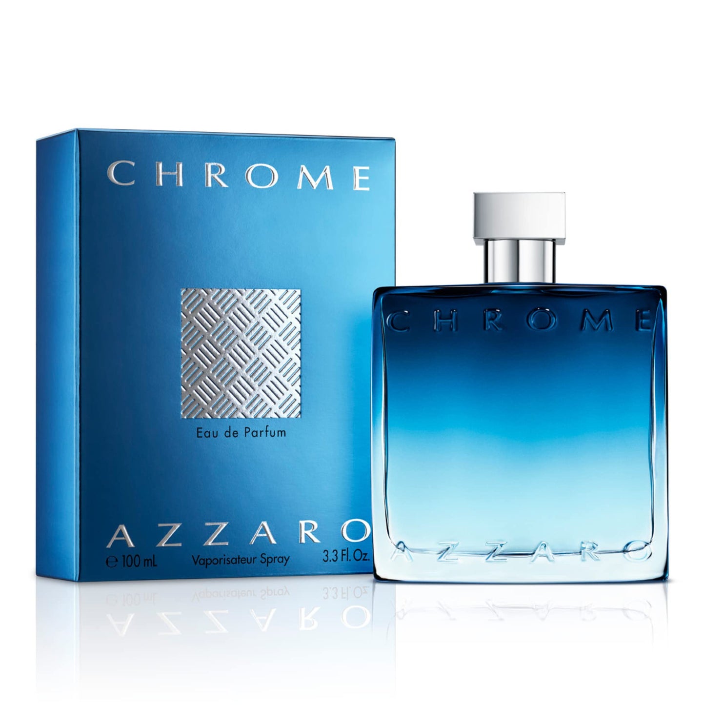 Azzaro Chrome Perfume for Men | Eau de Parfum pour Homme | Vaporisateur/Spray | Long-lasting | Citrus-woody fragrance