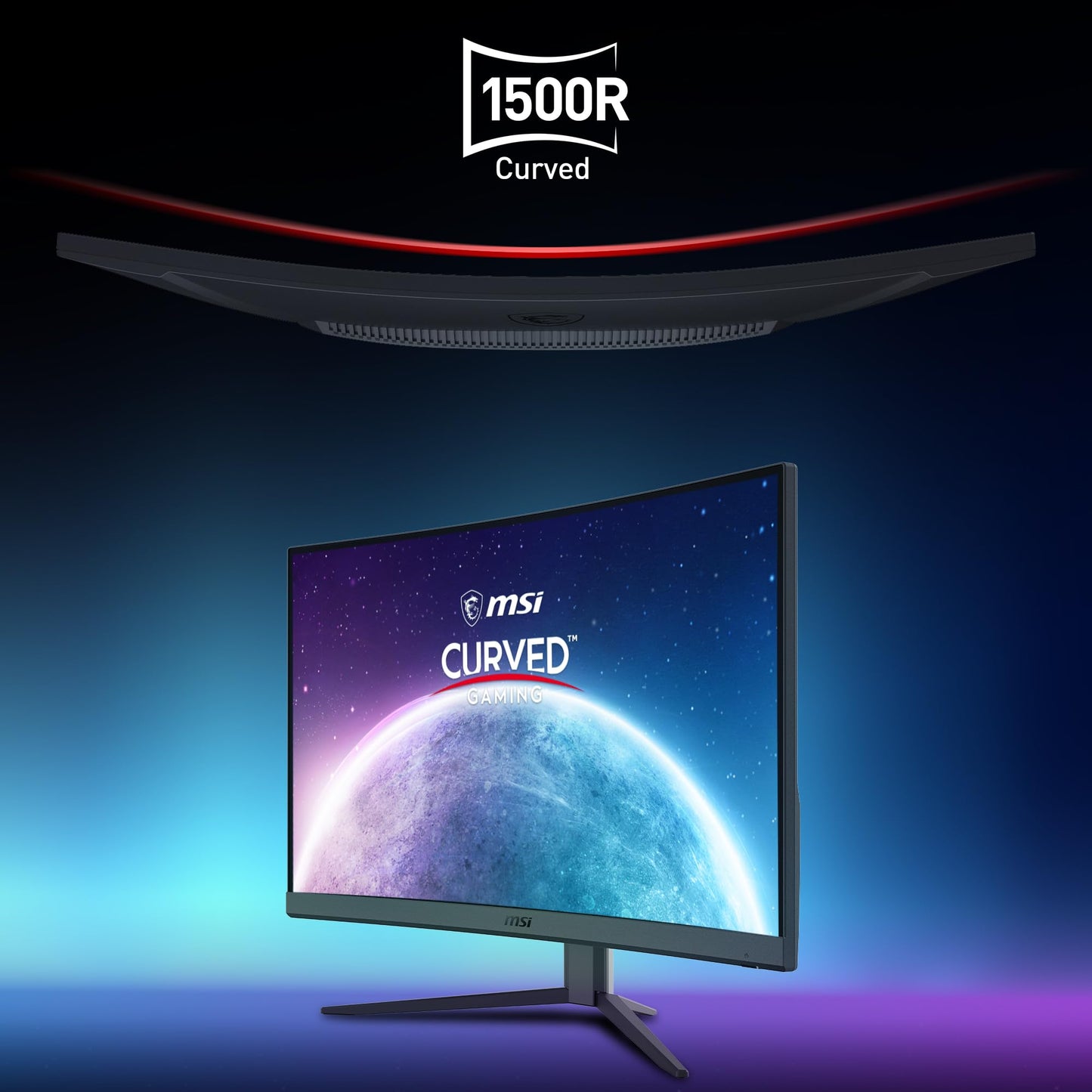 MSI G2422C 23,6 Zoll FHD Curved Gaming Monitor - 1500R 1920 x 1080 VA Panel, 180Hz / 1ms, Adaptive Sync - DP 1.2a, HDMI 2.0b CEC