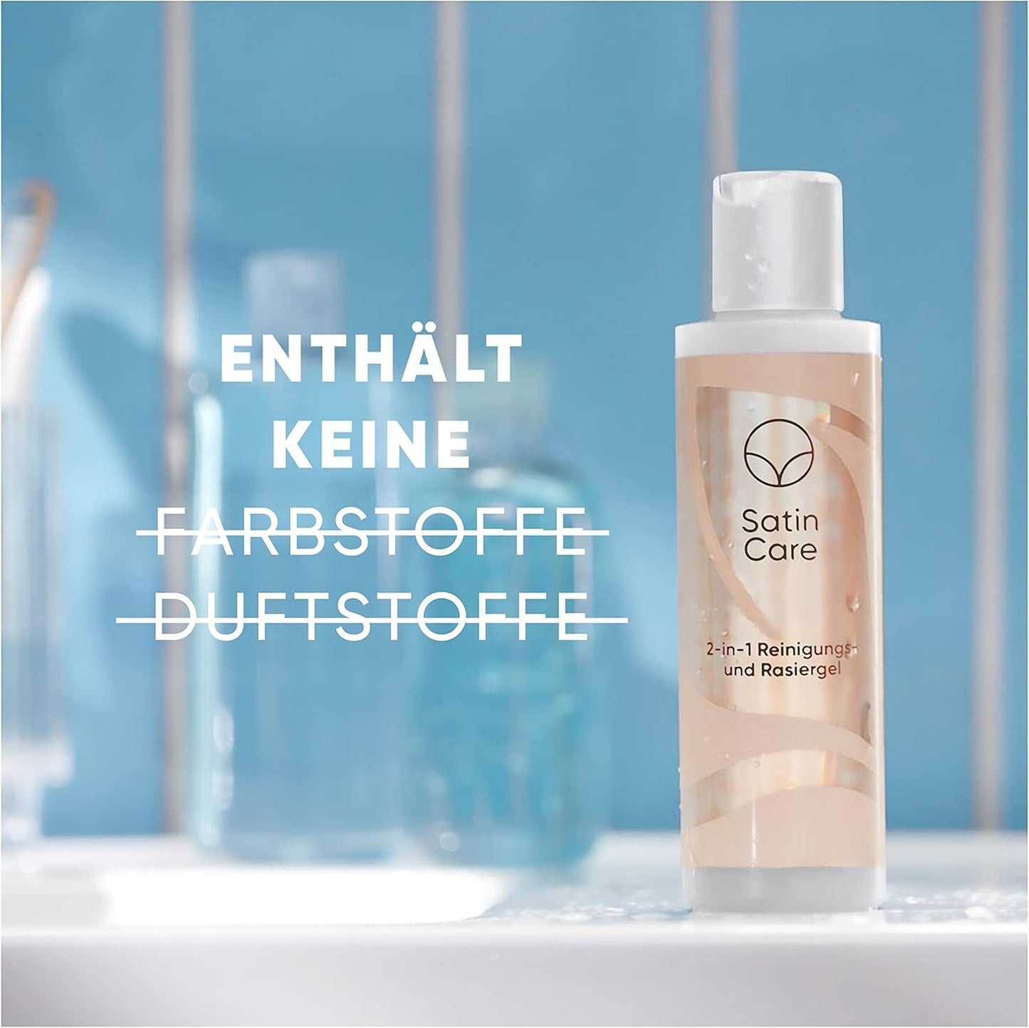 Gillette Venus Gillette Satin Care Intimpflege Damen Rasiergel und Reinigungsgel (190 ml) 2-in-1 für den Intimbereich