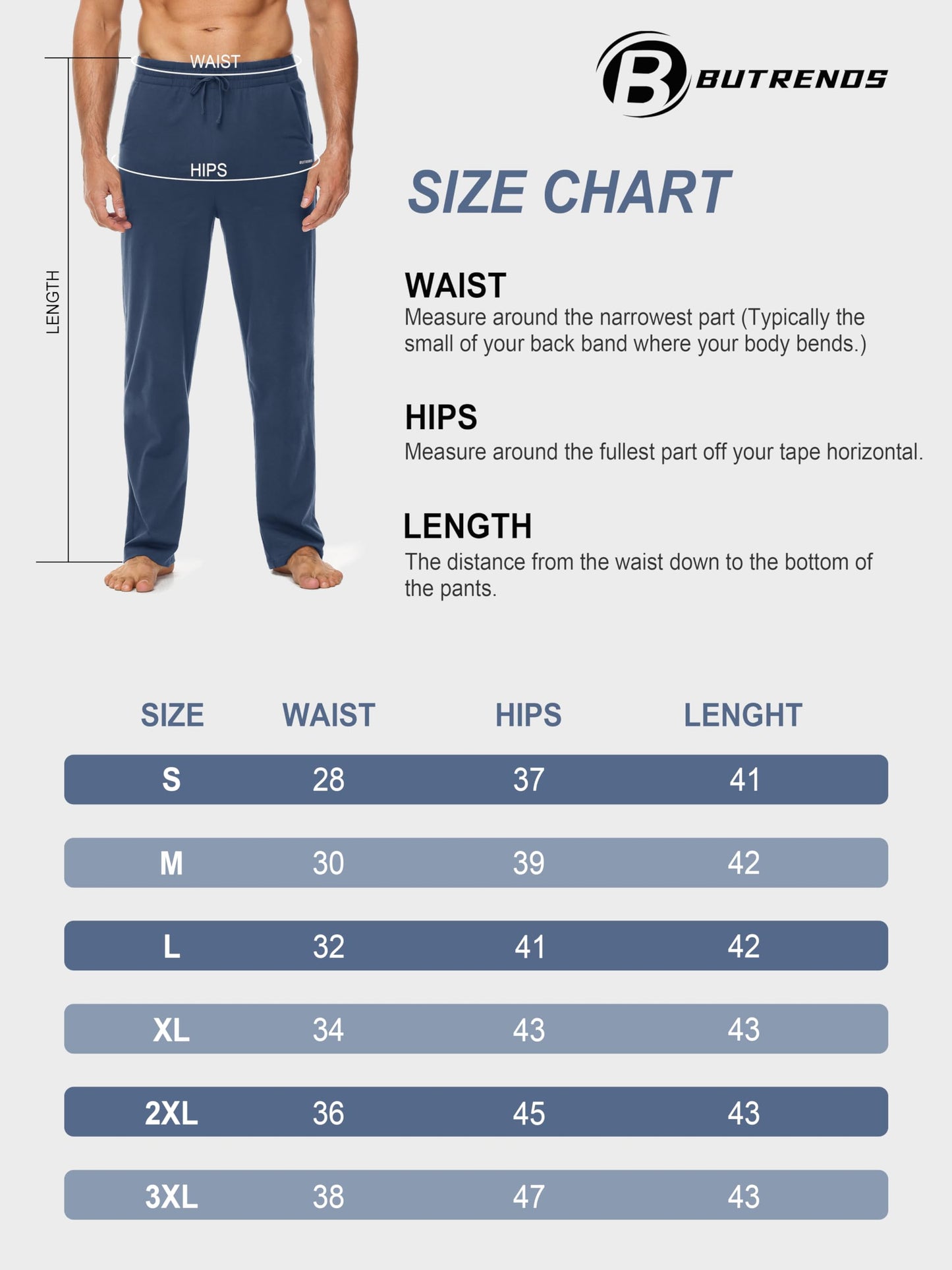 Butrends Men’s Cotton Joggers – Straight Leg Yoga & Training Pants