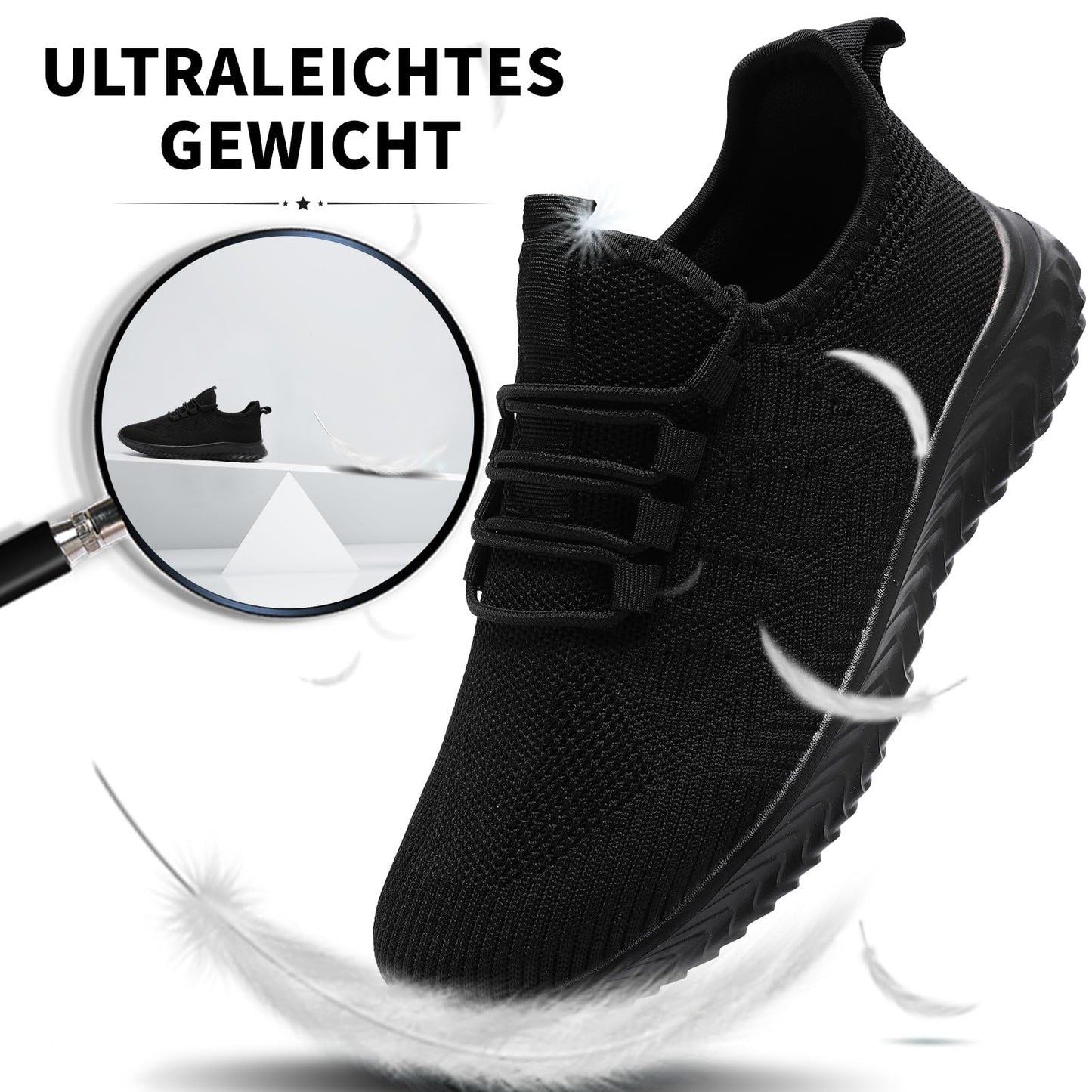 QIJGS Men’s Shoes – Slip-On Sports Sneakers