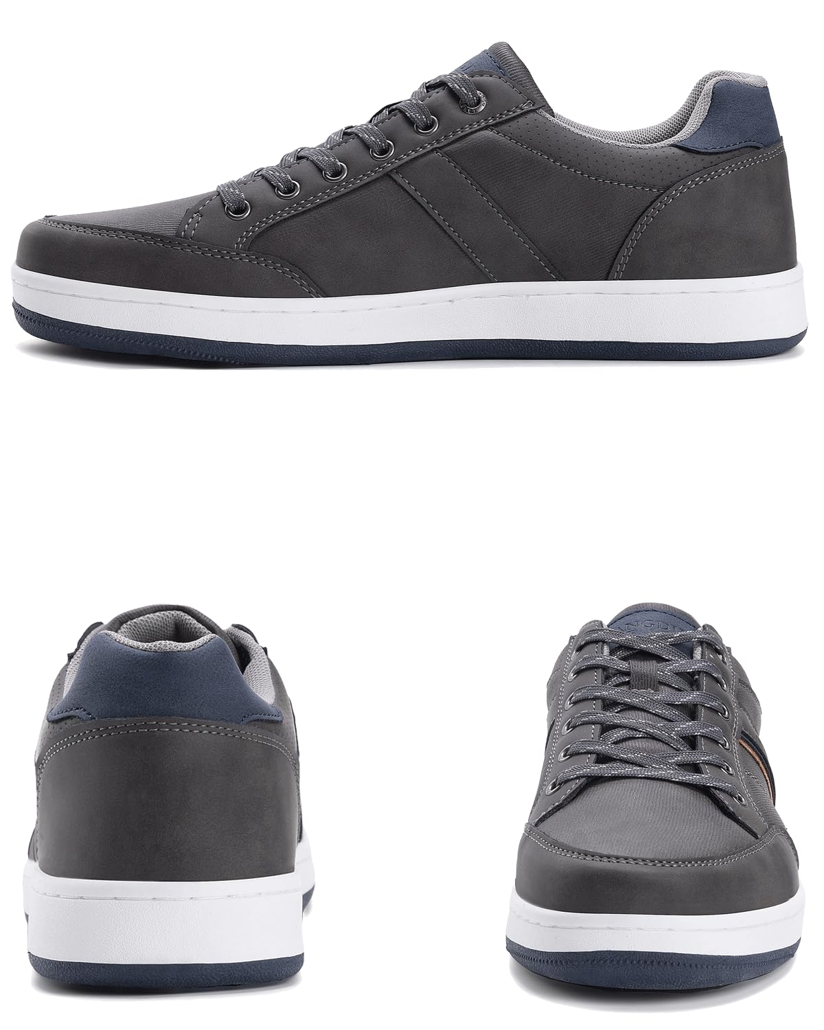 LANGDU Men’s Casual Sneakers – Lightweight Breathable Walking Sports Shoes