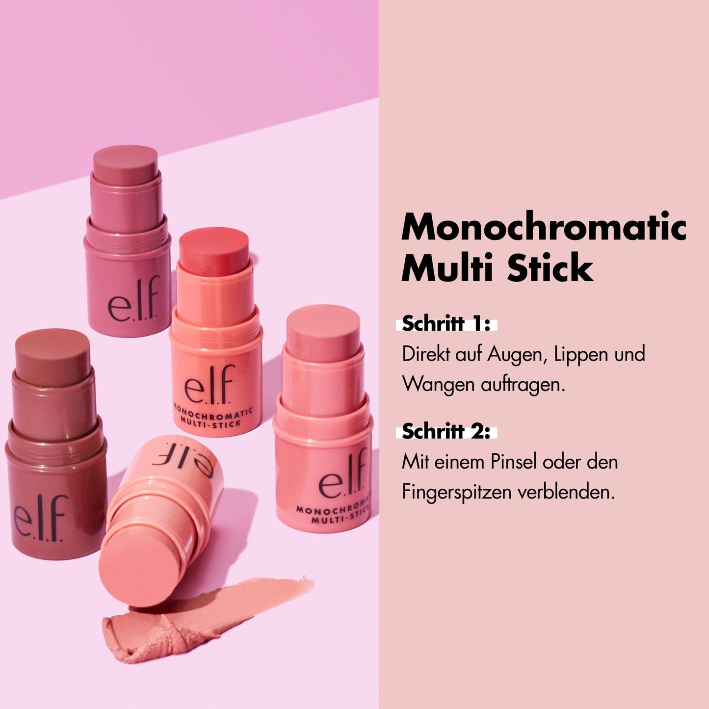 e.l.f. Monochromatic Multi Stick – Dazzling Peony (4.4 g)