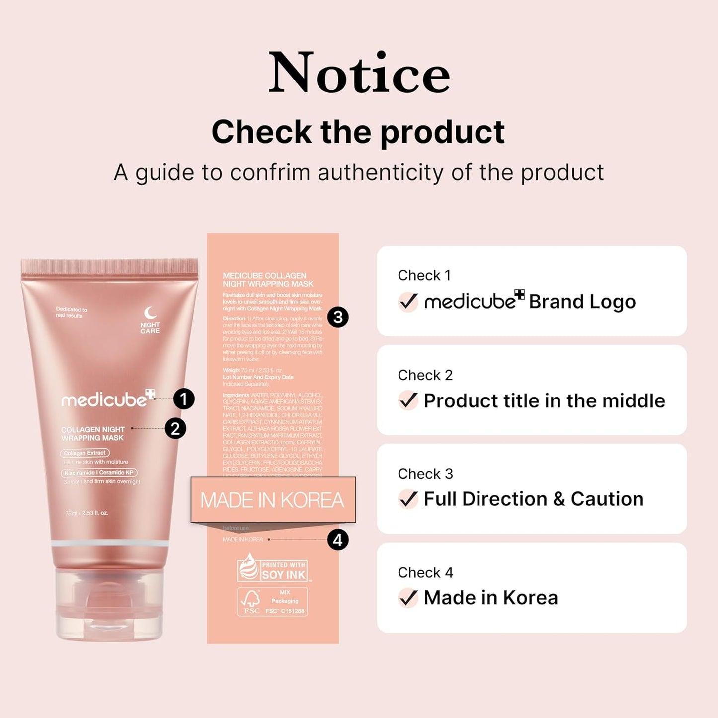 Medicube Collagen Overnight Wrapping Peel-Off Mask