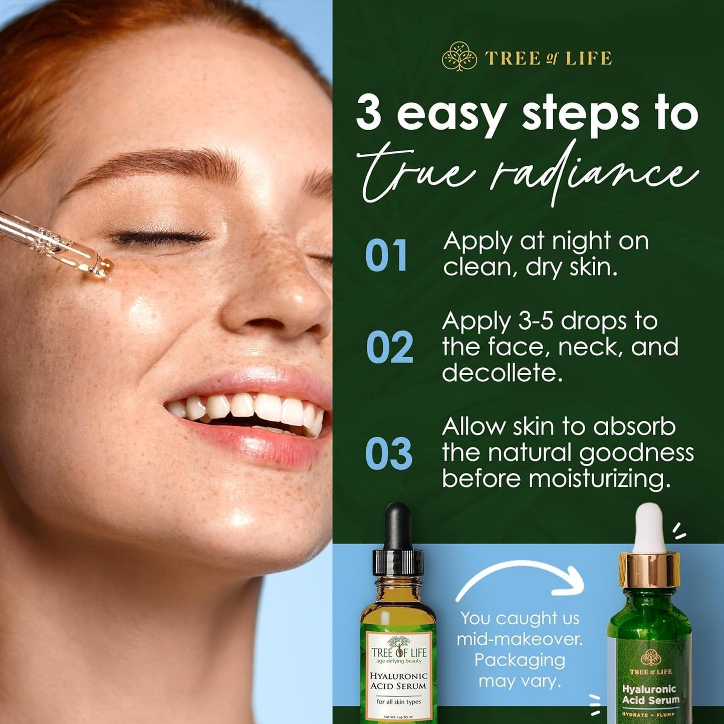 Tree of Life Beauty Hyaluronic Acid Serum (60ml)