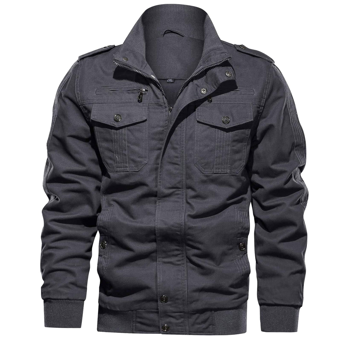 EKLENTSON Men’s Utility Jacket – Lightweight Spring Cargo Jacket