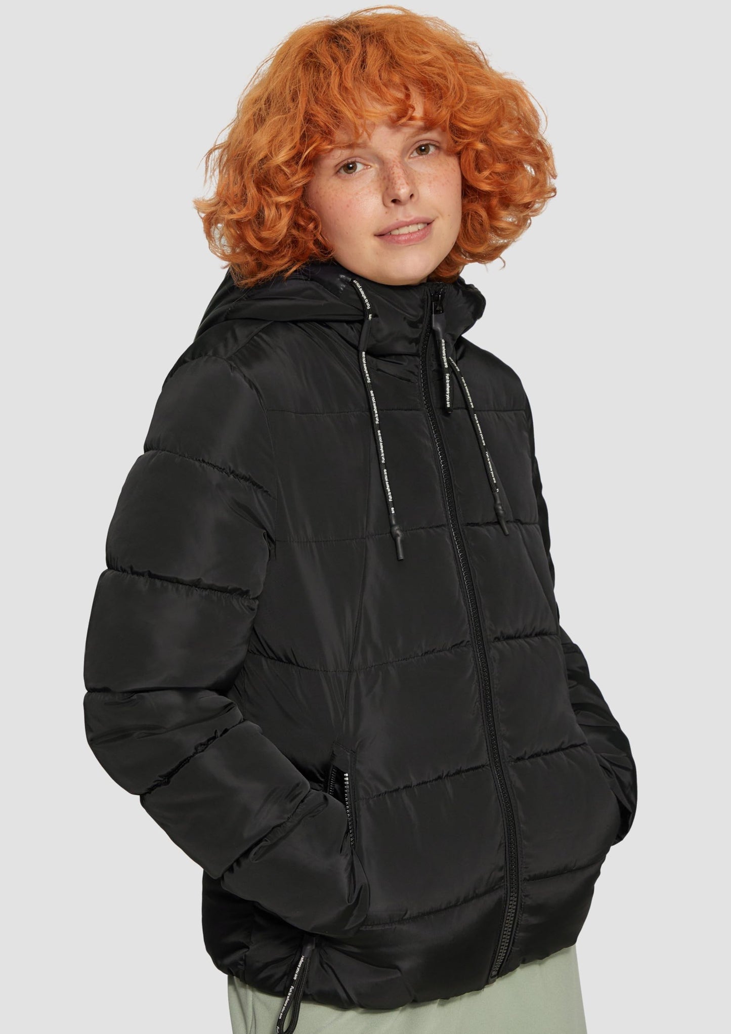 QS Women’s Padded Quilted Jacket with Hood