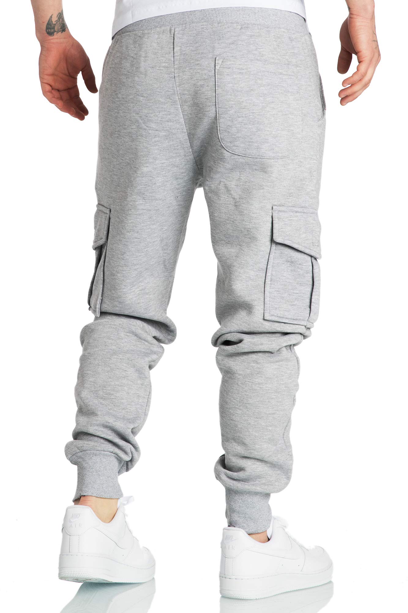 Amaci&Sons Men’s Cargo Jogger Sweatpants – Athletic Training Pants