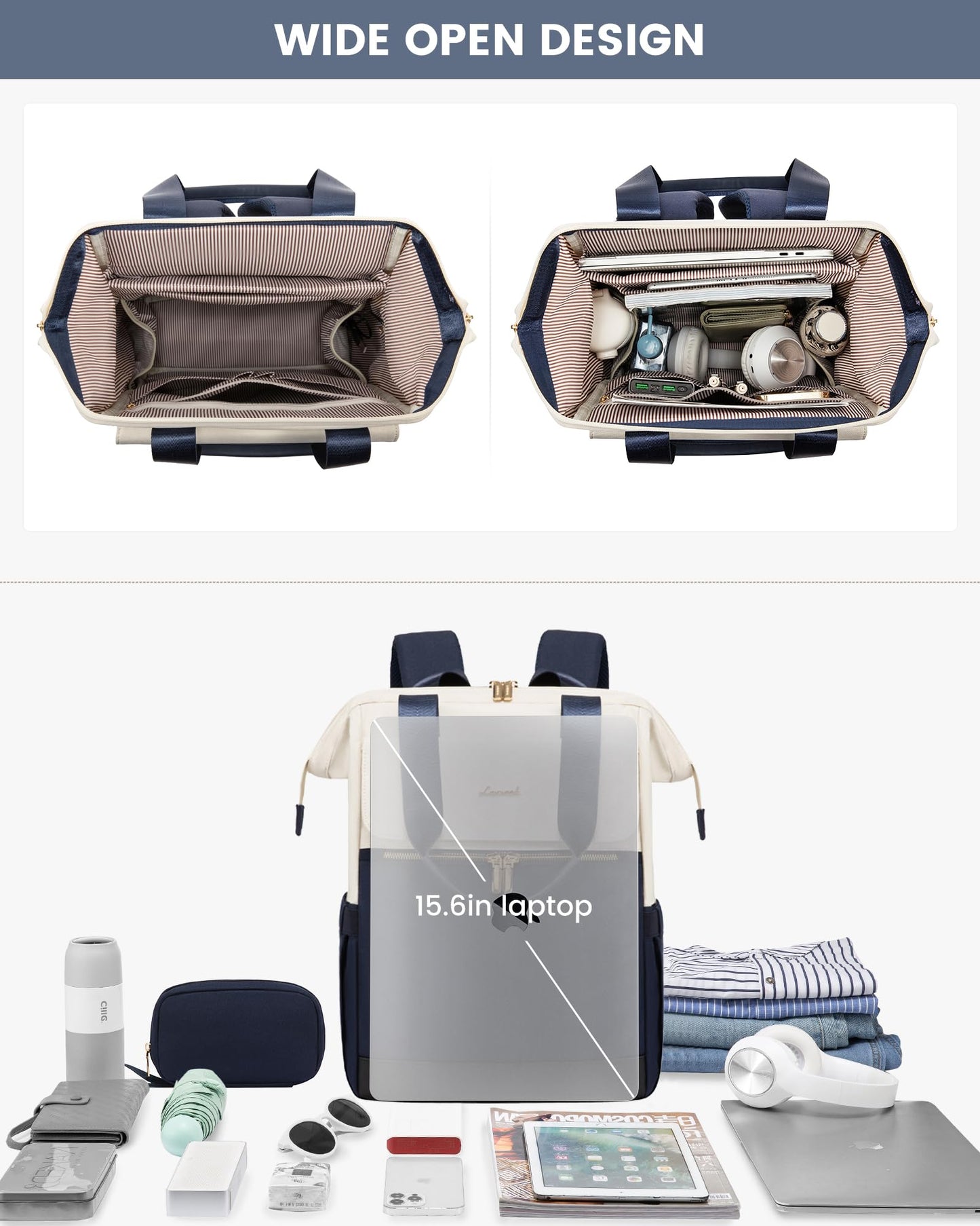 LOVEVOOK Women’s Laptop Backpack