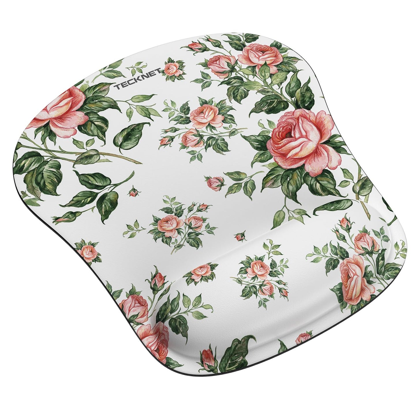TECKNET Mauspad mit Gelkissen, Memory Foam Mousepad Ergonomisches Wasserdicht Komfort Mausmatte mit Handgelenkpolster Handauflage für Alle Maus Offfice Heim Computer Laptop