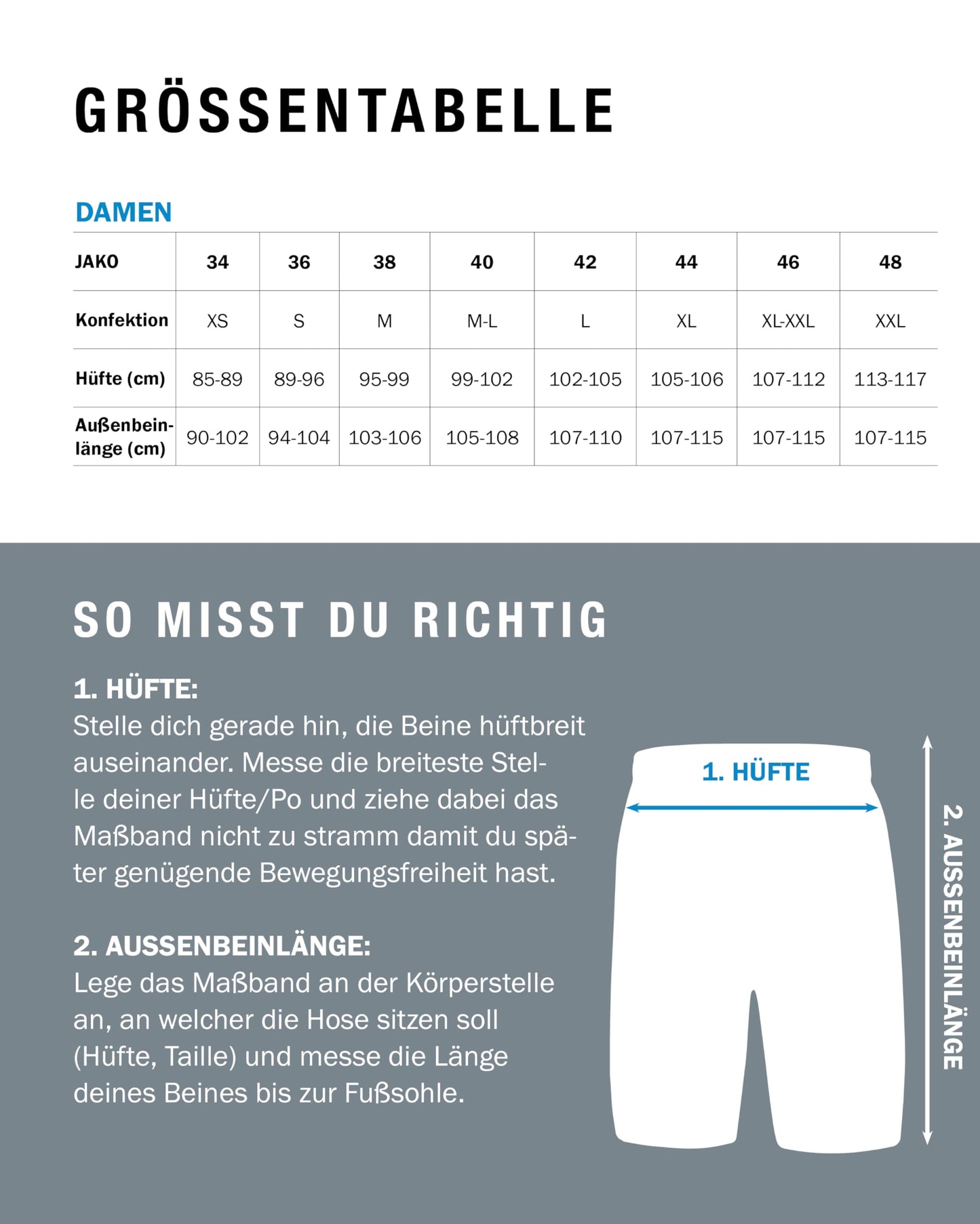 JAKO Women’s Presentation Pants Competition 2.0