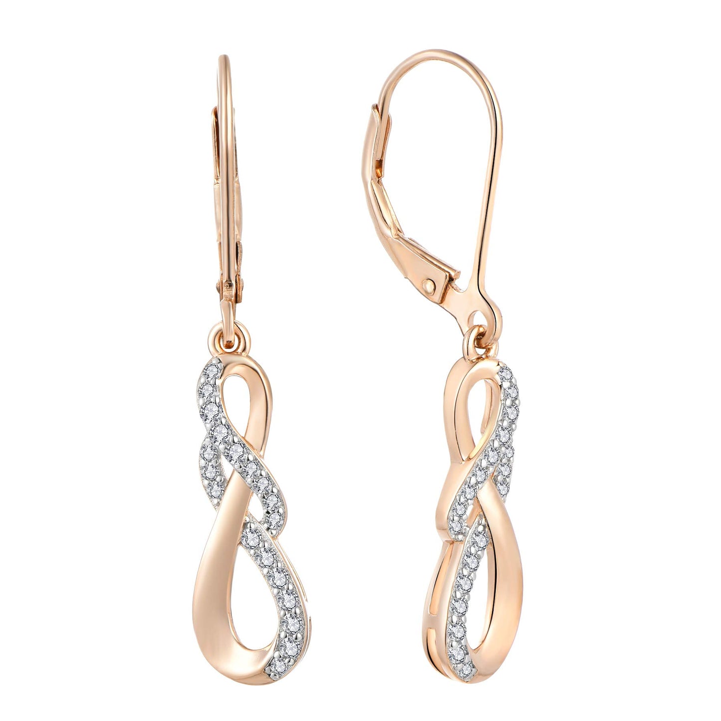 JO WISDOM Infinity Drop Earrings for Women