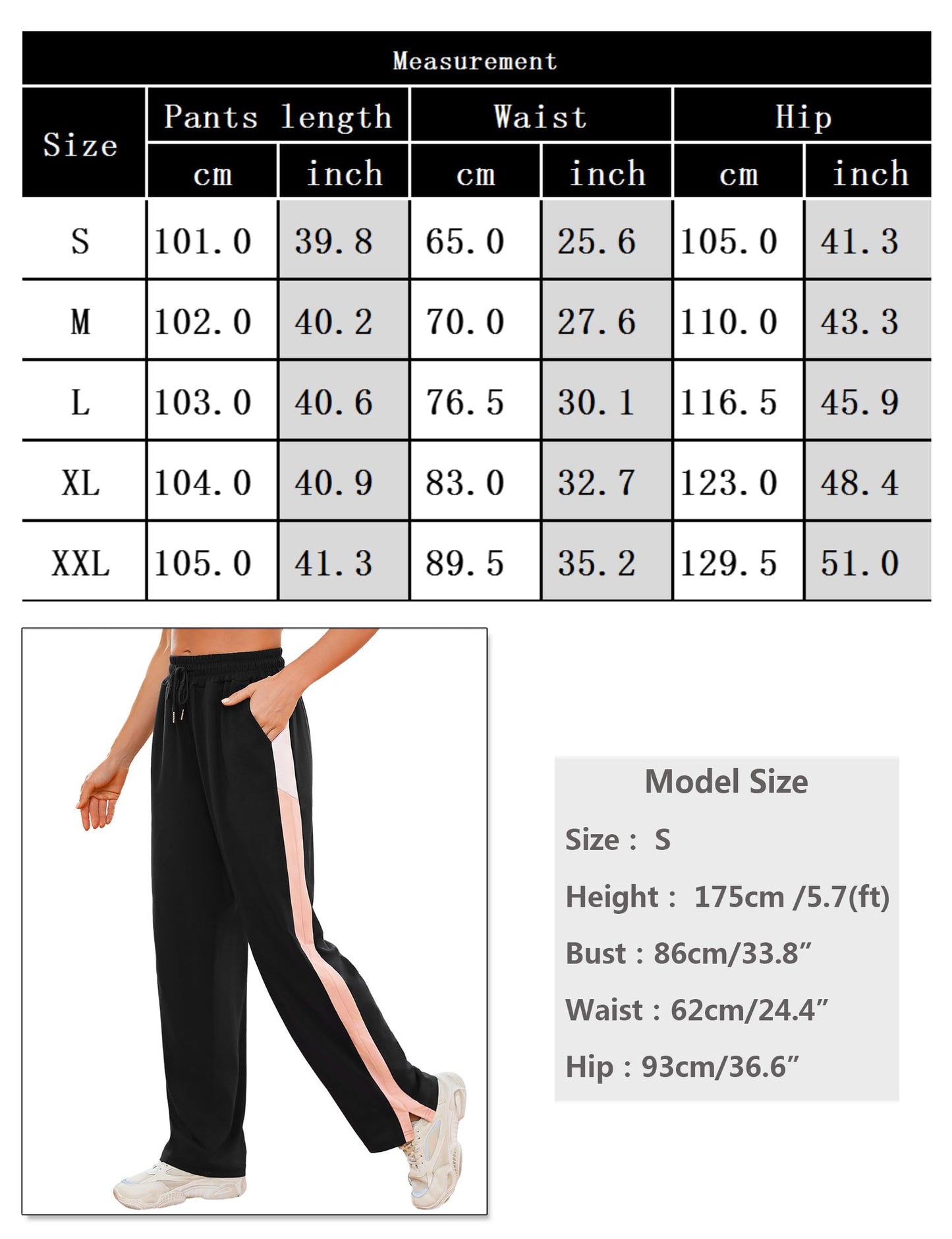 Crewhpo Women's Jogging Pants Long