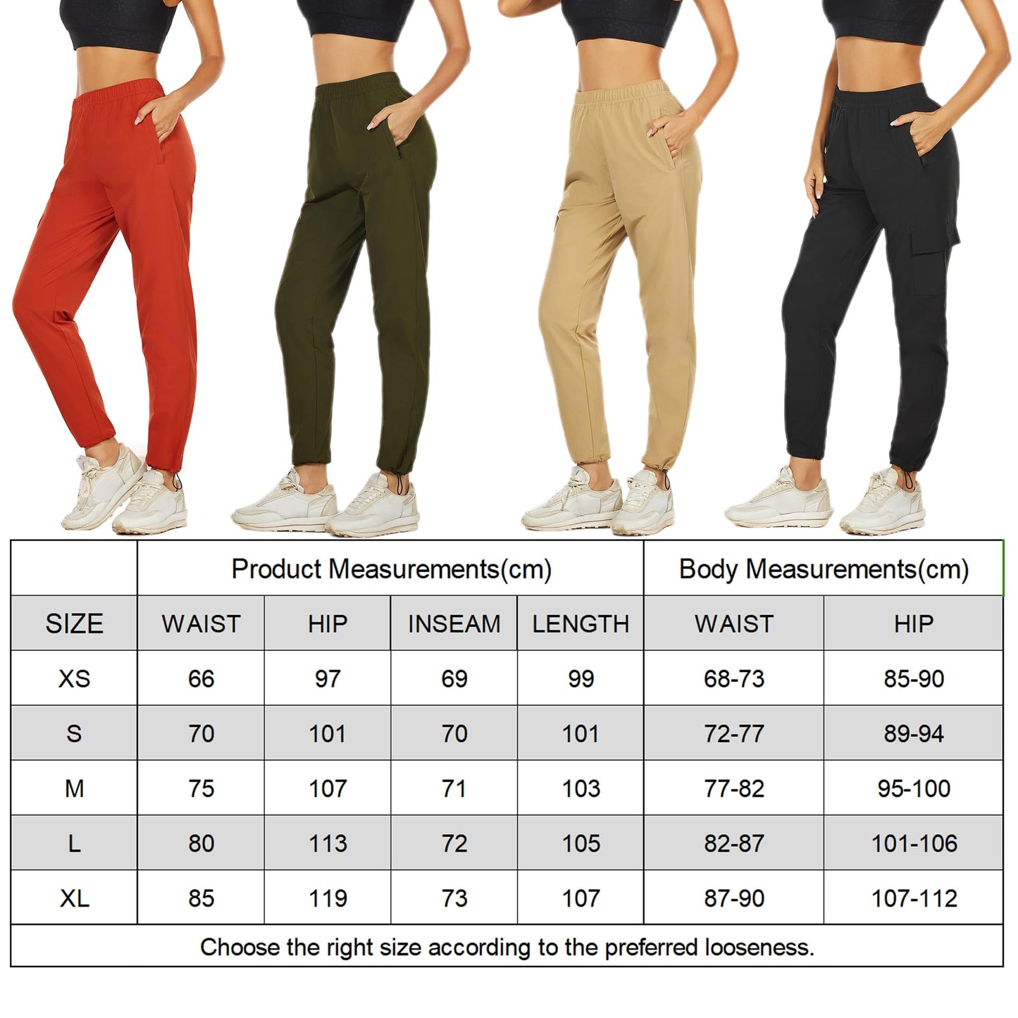 Women’s Lightweight Outdoor Hiking Pants – Quick-Dry, UV Protection