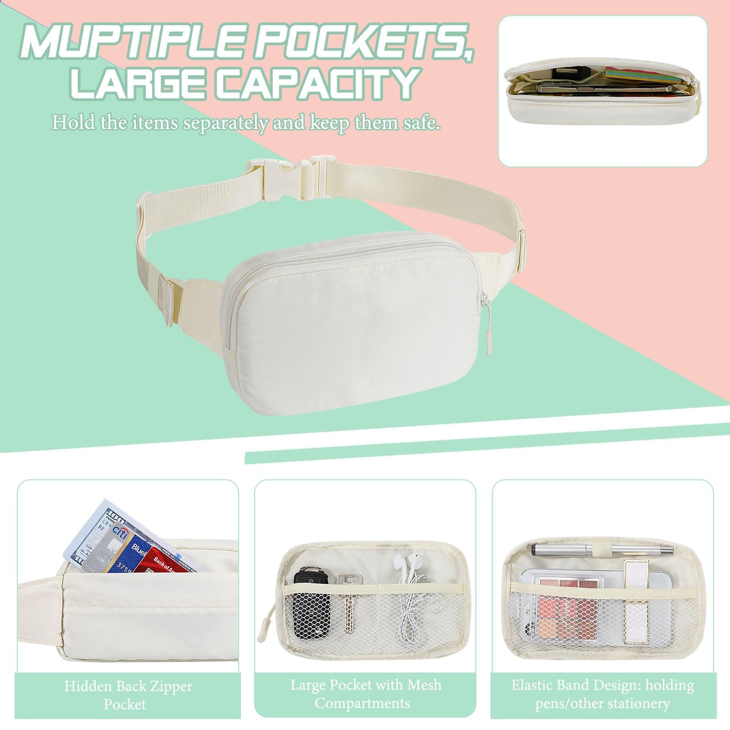 MoKo Running Waist Bag – Sports Fanny Pack