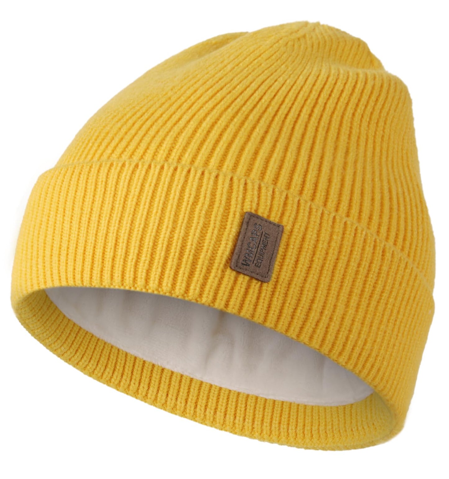 Wmcaps Beanie Mütze, Herren Winter Warme Unisex Wintermütze Strickmütze Dehnbare Weiche Wollmütze mit Bündchen und Dickem Warmem Futter Geschenk für Freundin männer Frauen