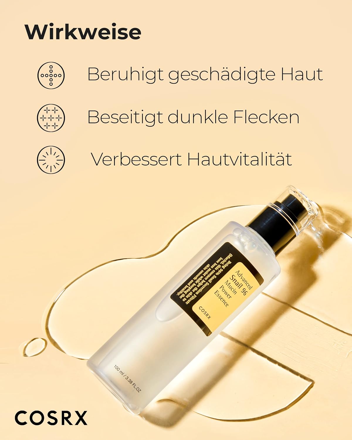 COSRX Advanced Snail 96 Mucin Power Essence – Hydrating & Repairing Serum