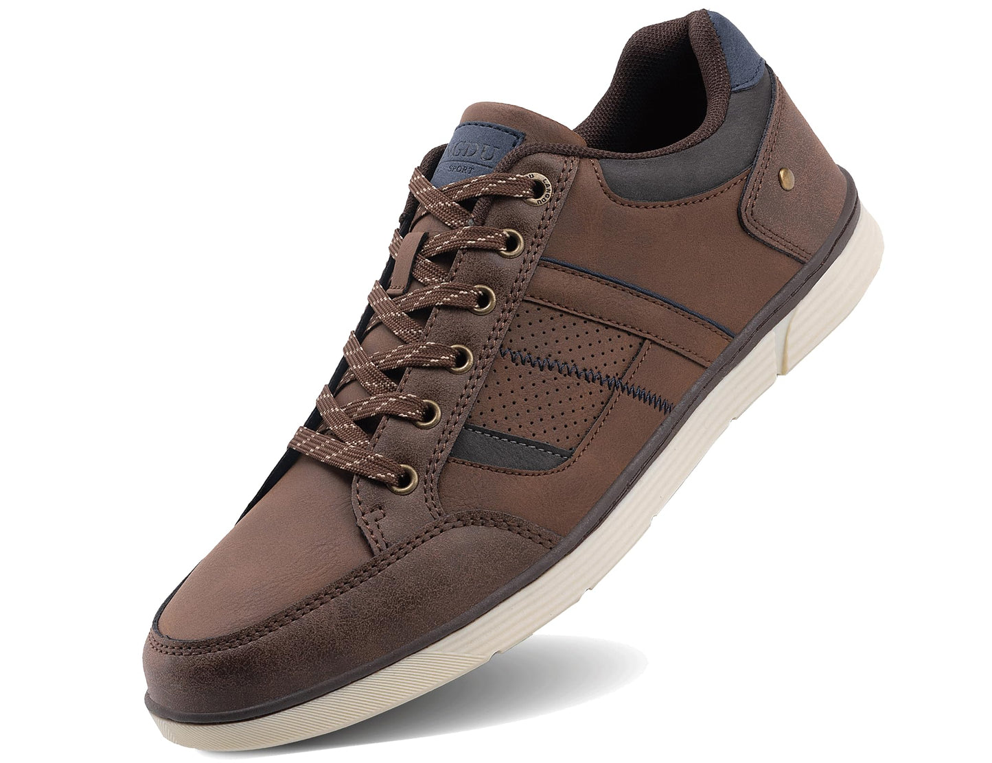 LANGDU Men’s Casual Sneakers – Lightweight Breathable Walking Sports Shoes