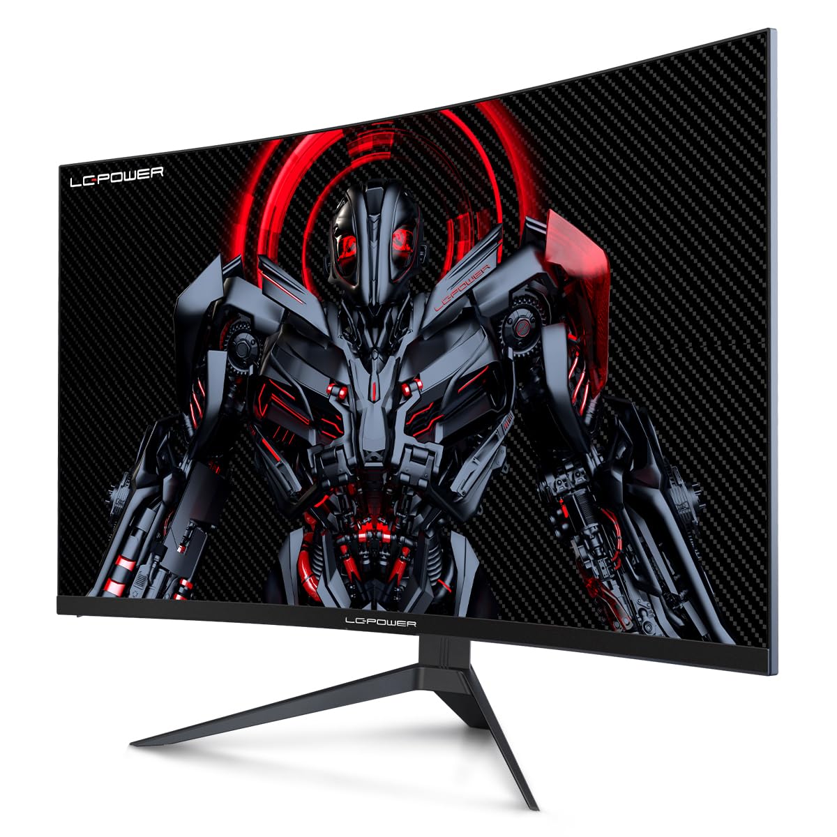 LC-POWER LC-M24-FHD-165-C-V2 24 Zoll Curved Gaming Monitor, FHD 1920x1080 Pixel, 1ms, 165Hz, AMD FreeSync, G Sync kompatibel, HDMI, Display Port, VESA