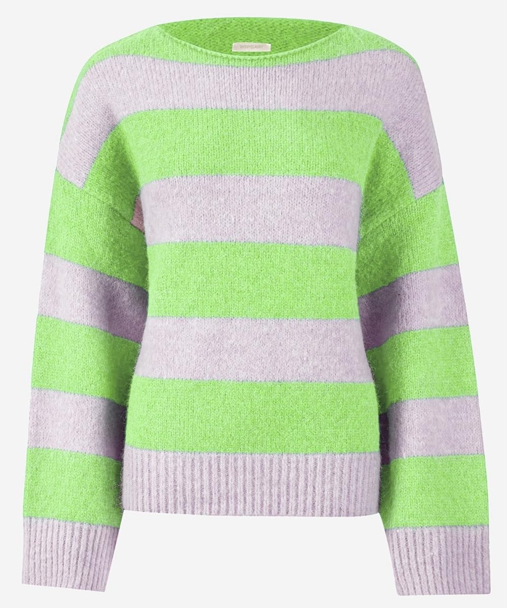 SASSYCLASSY Women’s Striped Oversize Sweater