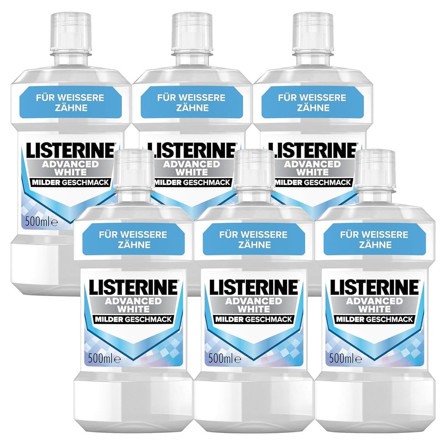 LISTERINE Smart Kidz Mild Berry (500 ml), antibakterielle Kinder Mundspülung ohne Alkohol & ohne Zucker, Mundwasser schützt vor Karies, geeignet für Kinder ab 6 Jahren