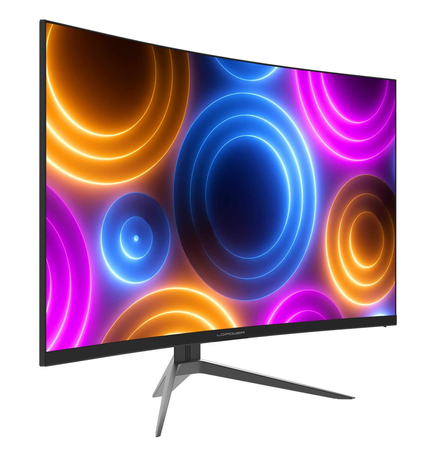 LC-POWER LC-M24-FHD-165-C-V2 24 Zoll Curved Gaming Monitor, FHD 1920x1080 Pixel, 1ms, 165Hz, AMD FreeSync, G Sync kompatibel, HDMI, Display Port, VESA