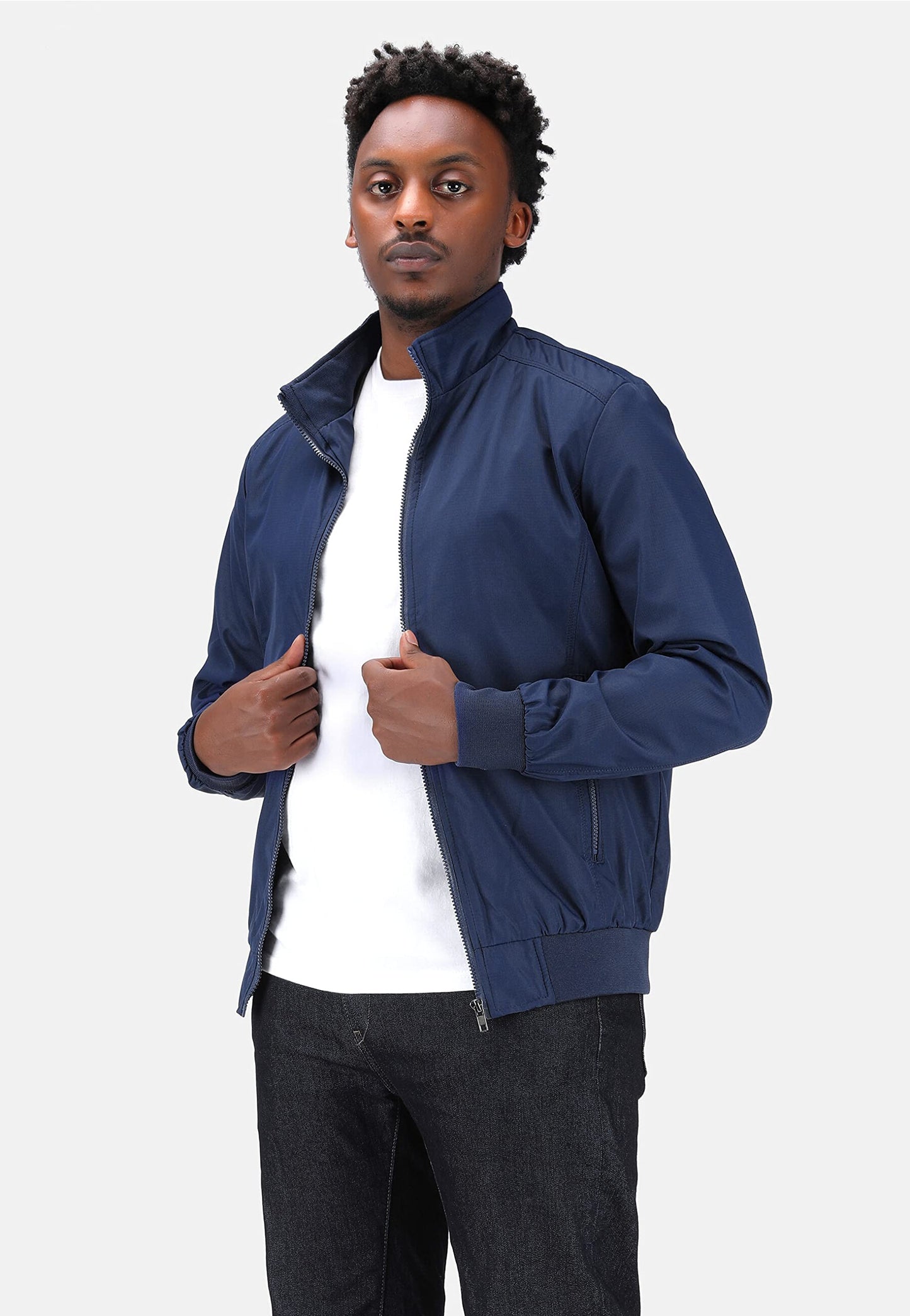 Men’s Lightweight Summer Jacket – Casual Bomber Style Transition Coat