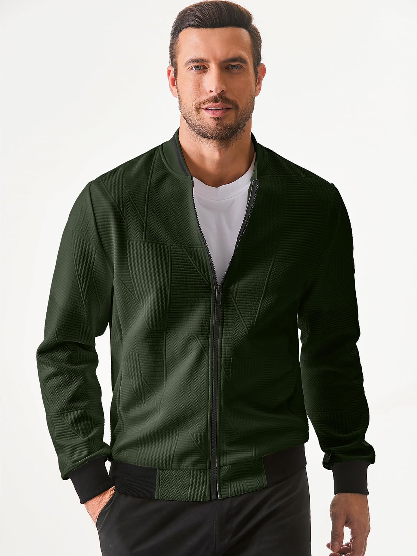 JMIERR Men’s Lightweight Bomber Jacket