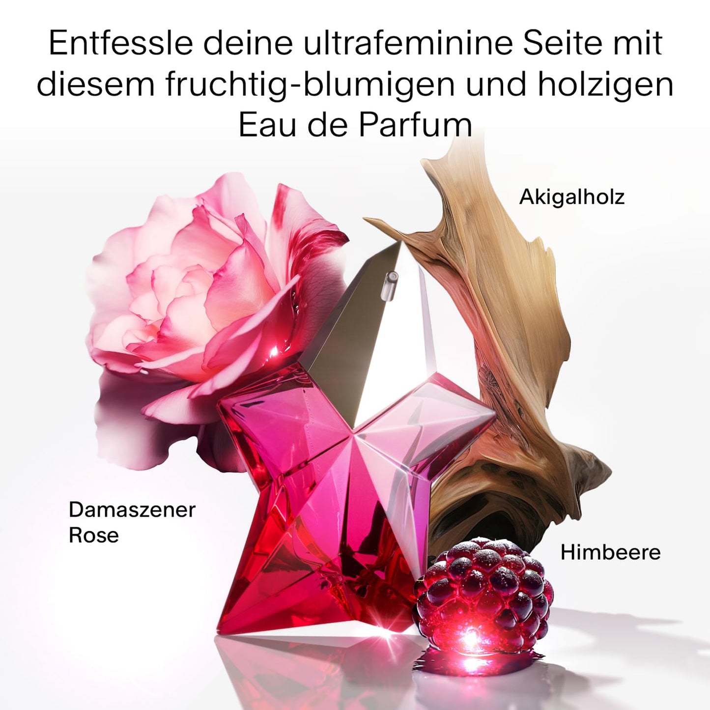 MUGLER Angel Nova Eau de Parfum, Damen-Parfum, Fruchtig, blumig und holzig, Fesselnder Duft, Nachfüllbar