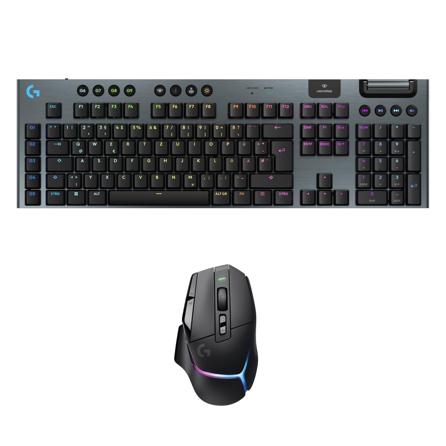 Logitech G502 X Kabelgebundene Gaming-Maus - LIGHTFORCE Hybrid optisch-mechanische Primärschalter, HERO 25K Gaming-Sensor, Kompatibel PC - macOS/Windows - Weiß