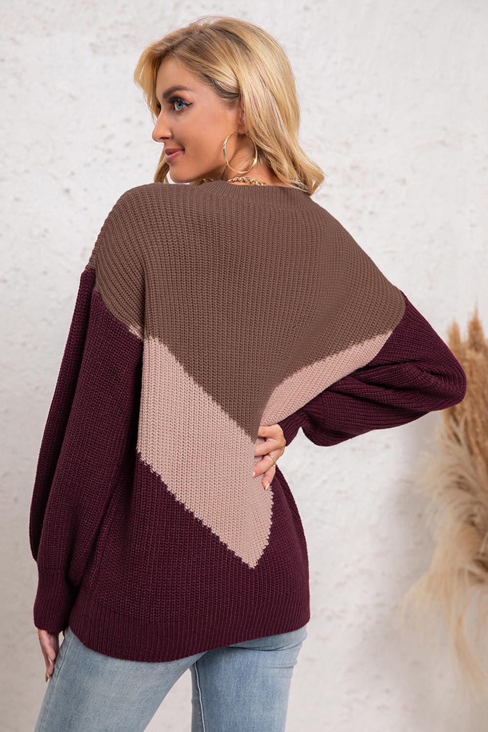 Women’s Colorblock Knit Sweater