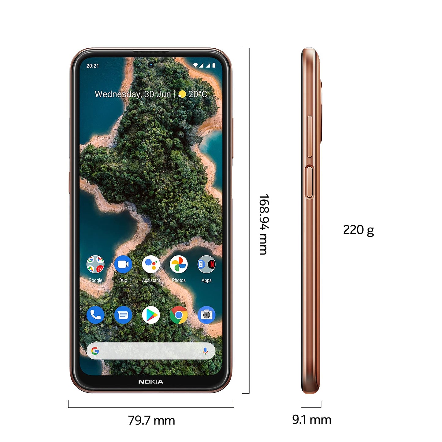 Nokia X20 5G Smartphone, Dual SIM, 6.67" Full HD+ Display