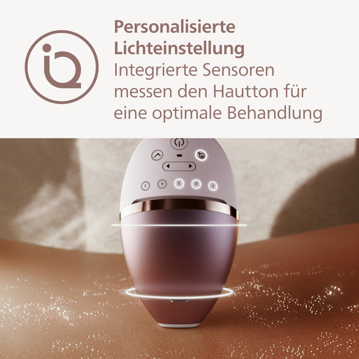 Philips Lumea IPL Haarentfernungsgerät 9000 Series – Haarentfernungsgerät mit SenseIQ Technologie, 4 Aufsätze für Körper, Gesicht, Bikinizone und Achselhöhlen, kabellos (Modell BRI957/00)