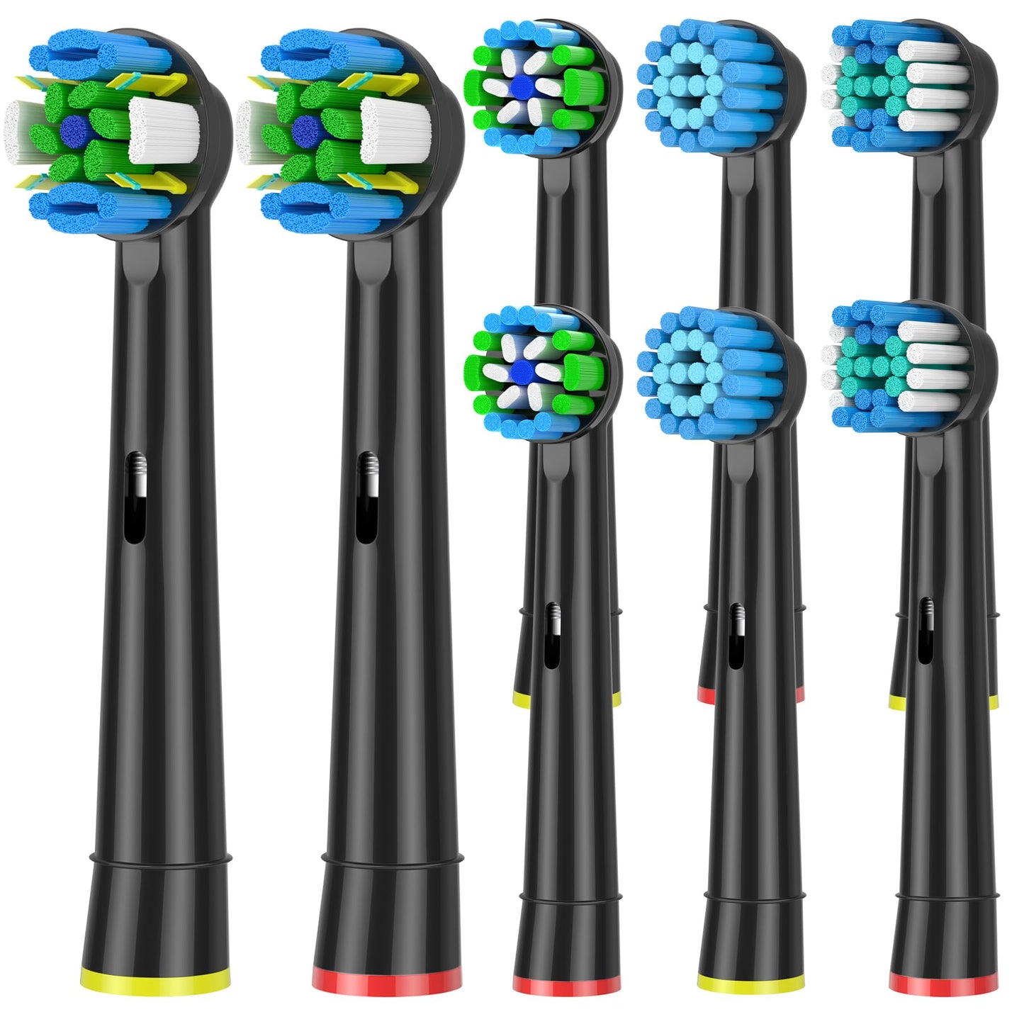 Qitizu Aufsteckbürsten Kompatibel mit Braun Oral b Elektrische Zahnbürste, 4 Floss, 4 Precision, 4 Sensitive, 4 EfficientClean Zahnbürstenaufsatz Aufsätze (16 Weiß)