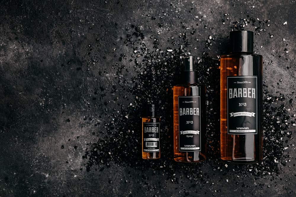 BARBER MARMARA No.2 After Shave Balsam Herren - Cream Cologne Men - 400ml - Männer Aftershave Gel - Rasur Nachbehandlung - pflegt und kühlt - gegen Rasur Brand - Gesichtspflege - Barbershop-Duft