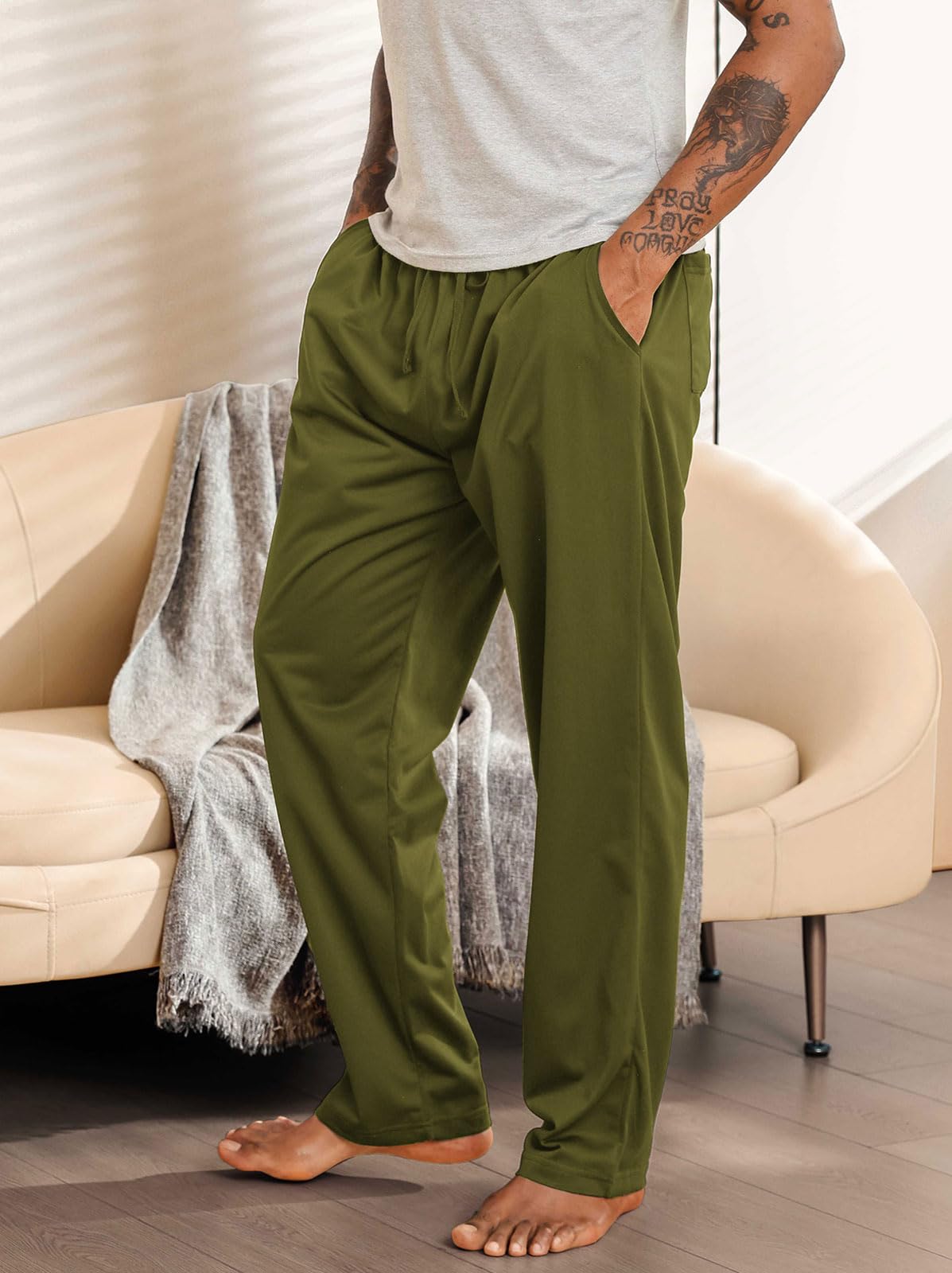 Halfword Men’s Jogging Pants – Lightweight Training & Yoga Sweatpants