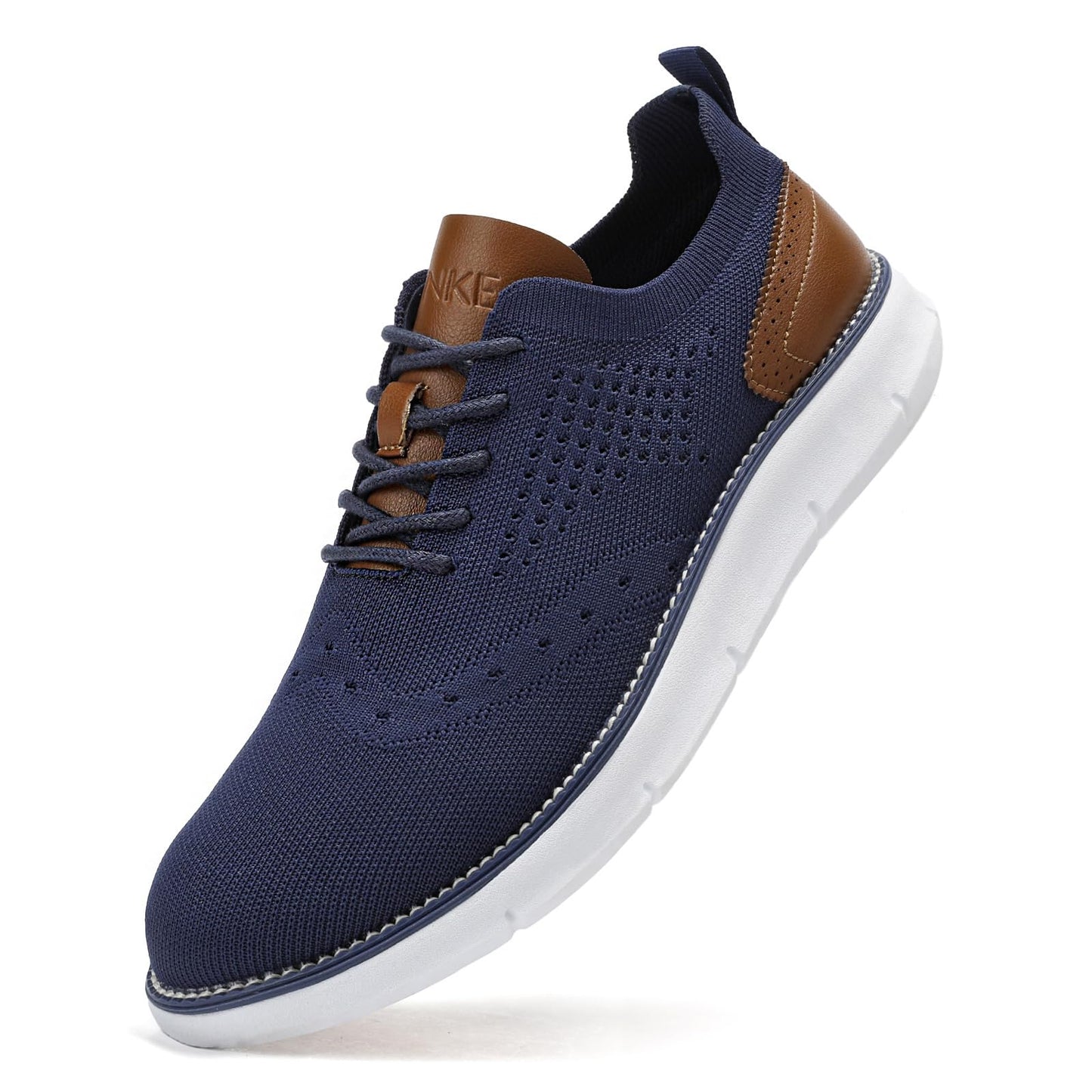SVNKE Men's Dress Shoes – Breathable Knit Oxfords for Wedding & Casual Wear