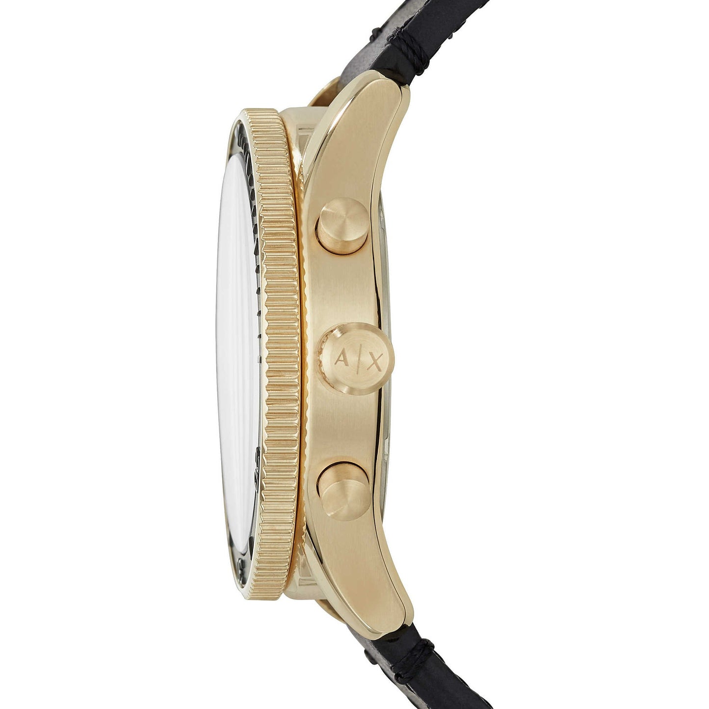 Armani Exchange Watch for Men, Chronograph Movement and 46mm Case Size with Stainless Steel, Leather or Silicone Strap