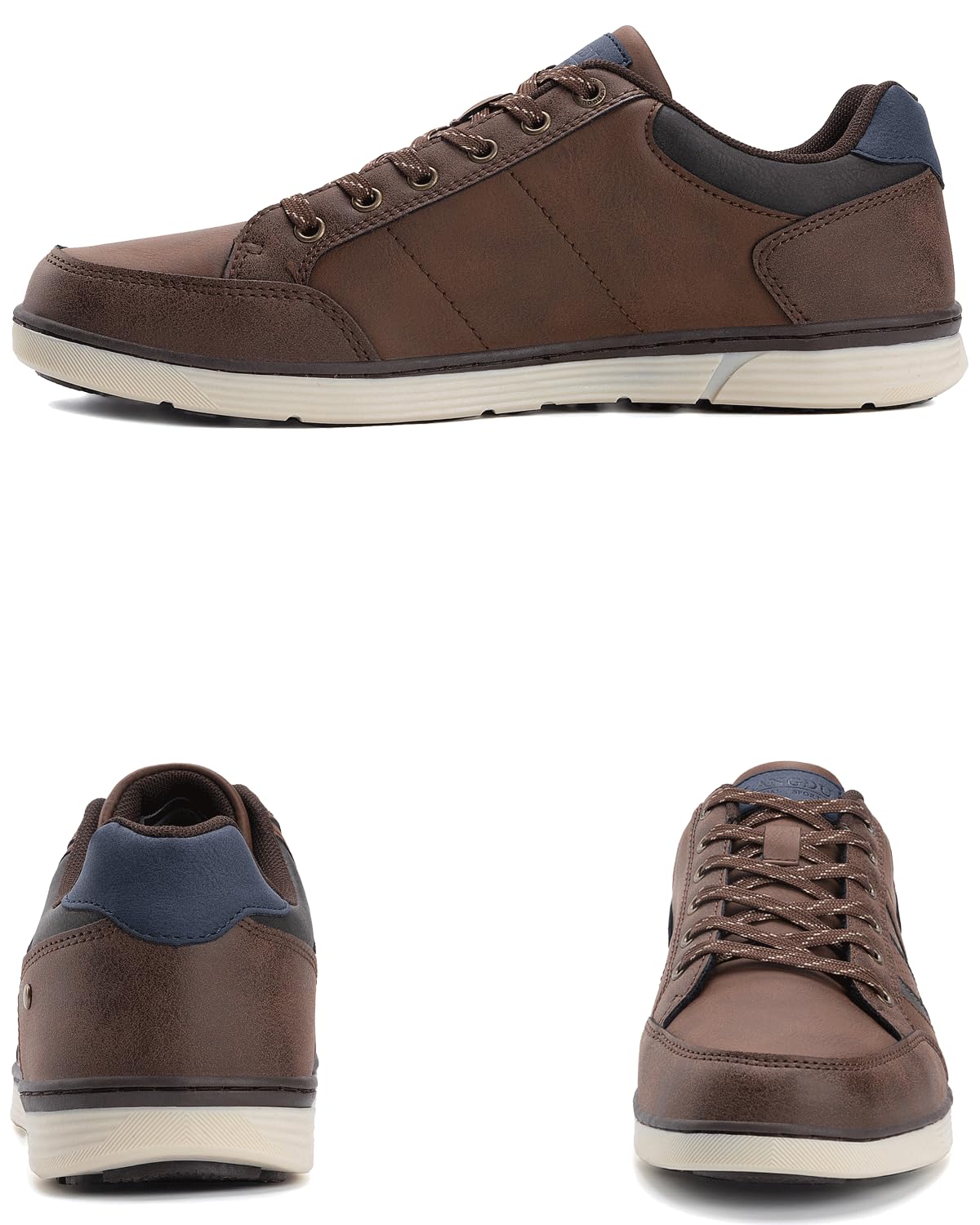 LANGDU Men’s Casual Sneakers – Lightweight Breathable Walking Sports Shoes