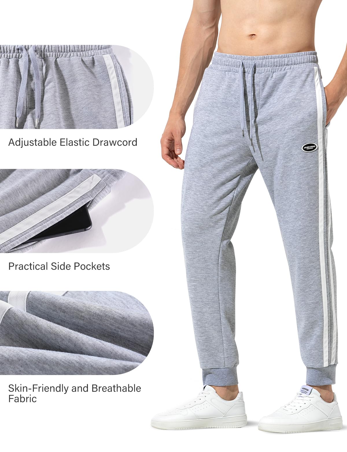 Men’s Training Joggers – Breathable Fitness Pants