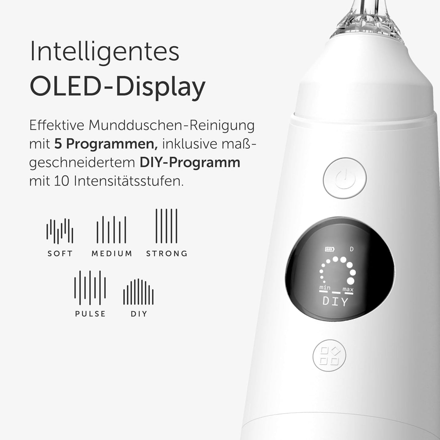 Wondersmile Schallzahnbürste PRO - Testsieger 2023-100 Tage risikofrei testen - Elektrische Zahnbürste mit 4 Putzprogrammen - Ultraschallzahnbürste mit smarten Bürstenkopf (1er Set, Ultimate Black)