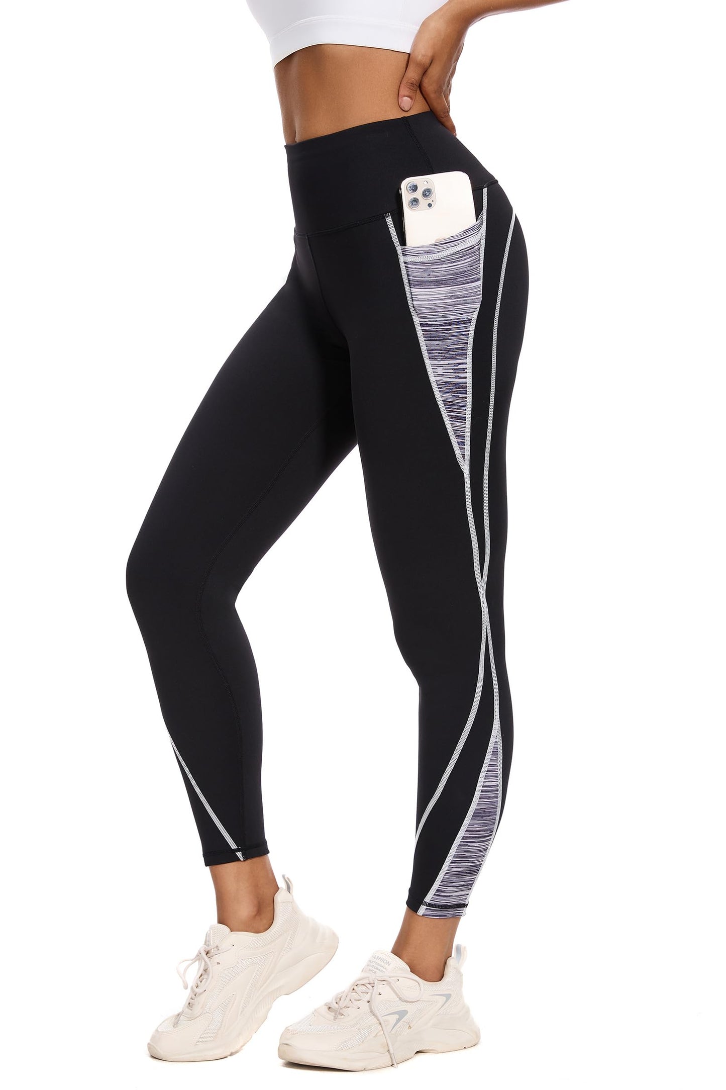 Flatik Women's Sport Leggings with Pockets – Fitness & Running Leggings