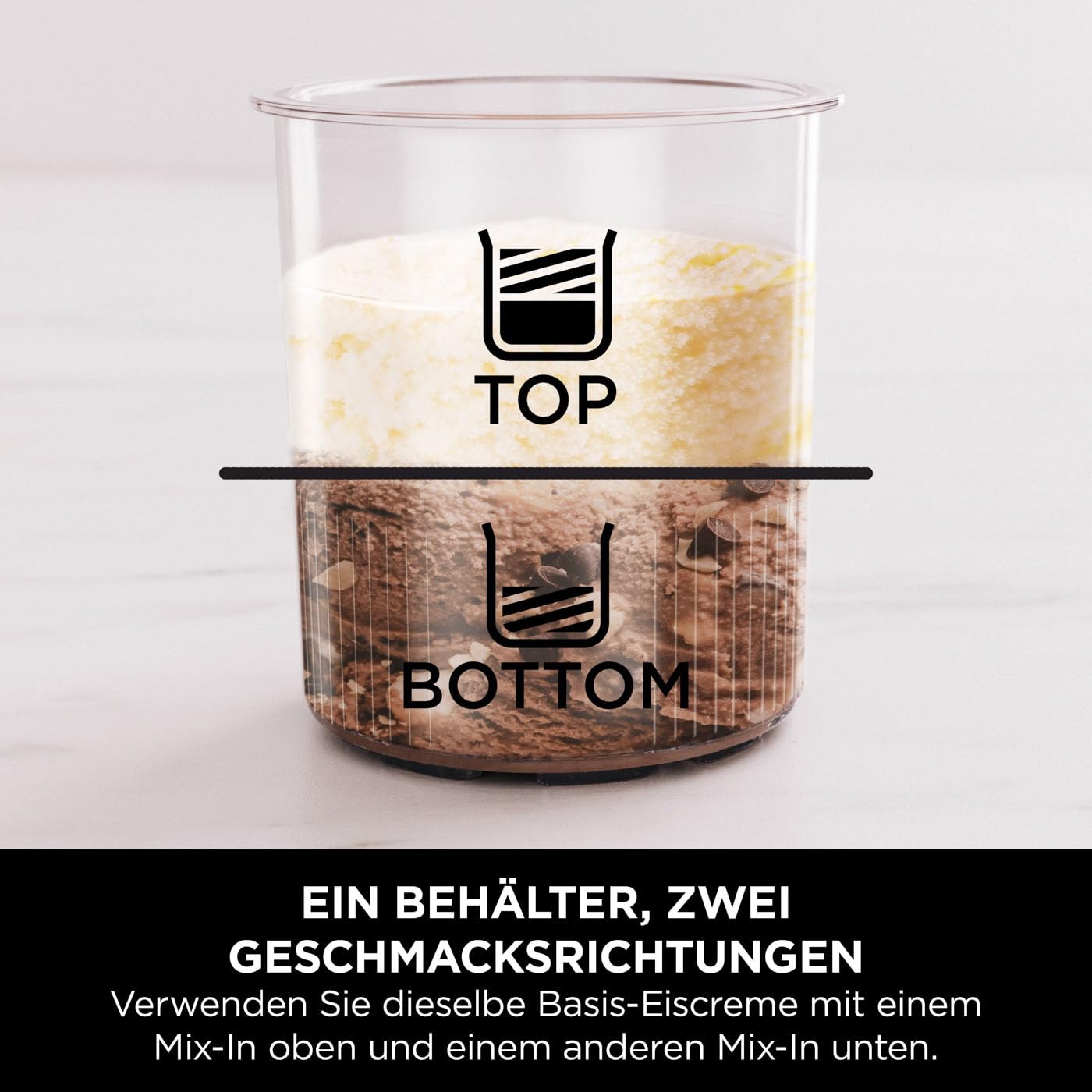 Ninja CREAMi Eismaschine & Dessertmaschine mit 3 Behältern, 7 Programmen, Herstellung von Eis, Gelato, Sorbet, Smoothie-Bowls, Milchshakes und mehr, Schwarz/Silber, 1,4L Eiscreme Kapazität, NC300EU