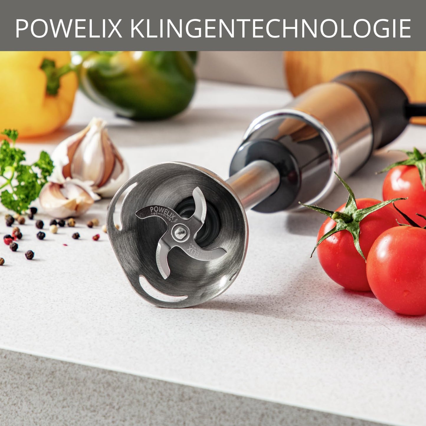 Krups Steffen Henssler Special Edition HZ656815 Stabmixer, 1000, Edelstahl, 800 milliliters, Schwarz/Silber