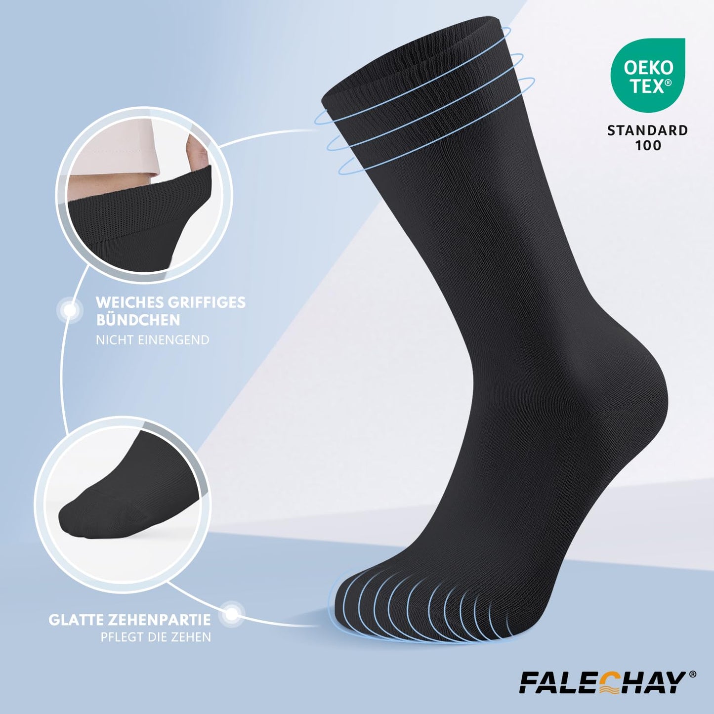 12 Pairs Men’s Sports Socks – Classic, Breathable Cotton