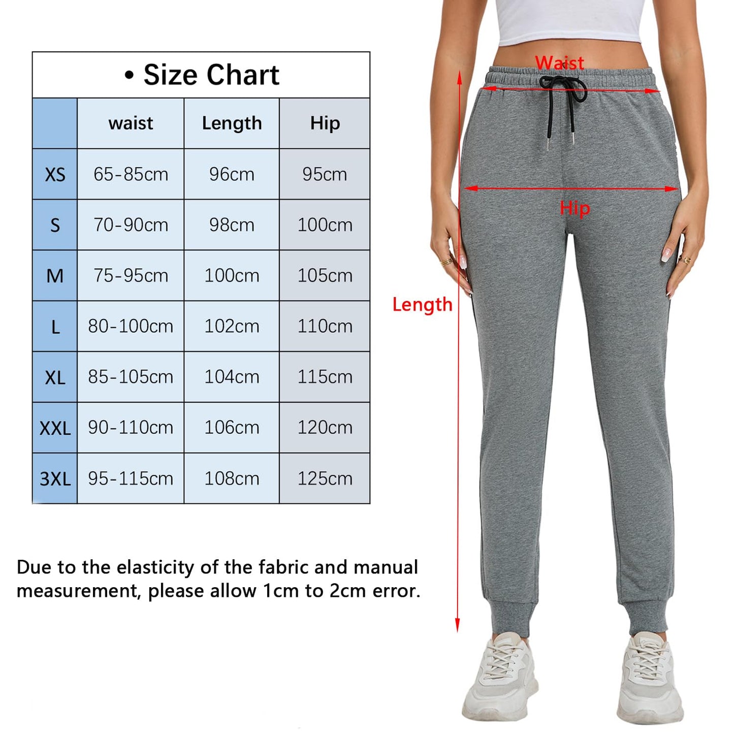 FGFD&OU Women’s Slim Fit Cotton Jogging Pants