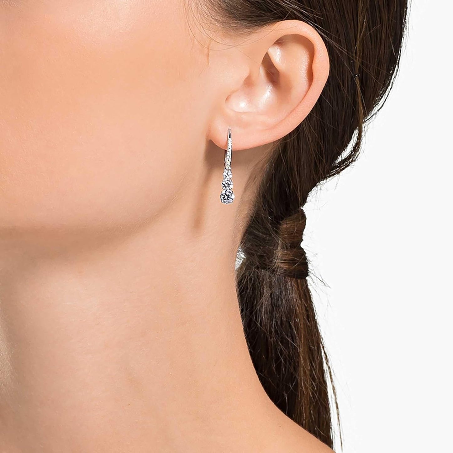 Swarovski Attract Trilogy Drop Earrings