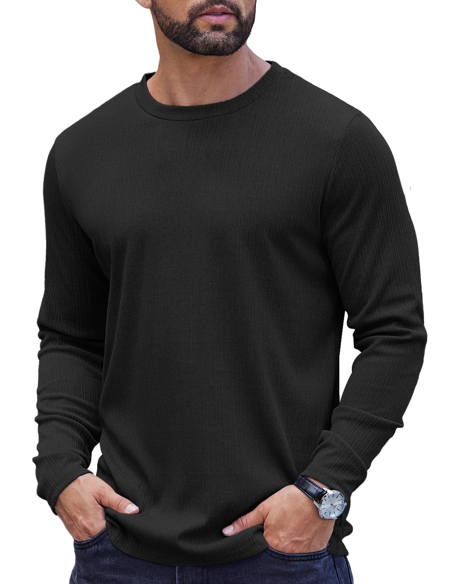 COOFANDY Men’s Long Sleeve T-Shirt