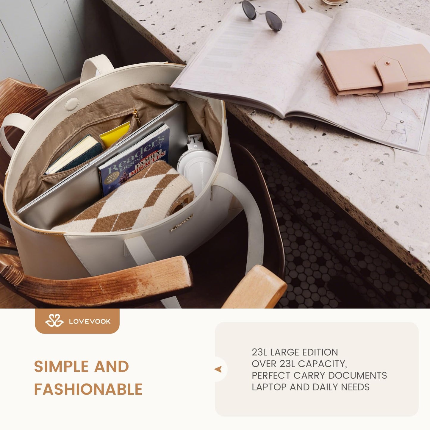 LOVEVOOK Medium Tote Bag for Women
